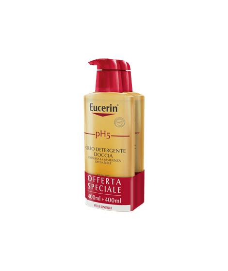Eucerin pH5 Olio Detergente Doccia - 2X400 ml - PROMO BIPACCO