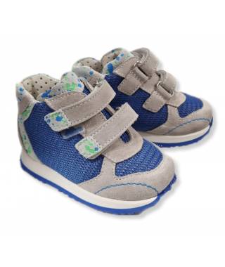 Duna Baby scarpa da bambino MOMO 17 blu/bianco