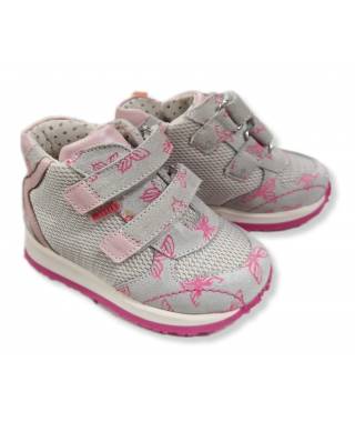Duna Baby scarpa da bambina MOMO 17 fuxia/bianco