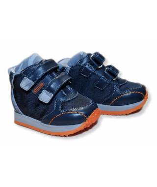 Duna Baby scarpa da bambino HAPPY 14 blu/arancio