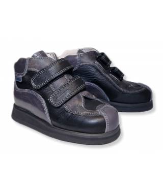 Duna scarpa da bambino nero/grigio 964