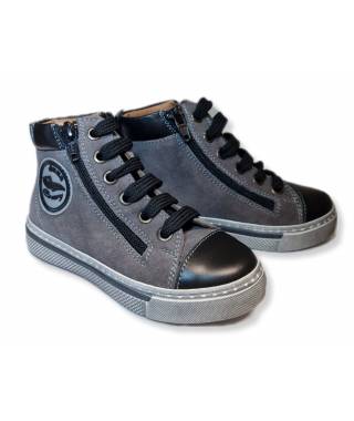 Duna Sprint scarpa da bambino grigio/nero KID 14771